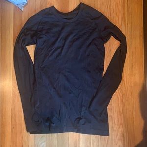 Lululemon swiftly tech long sleeve, black